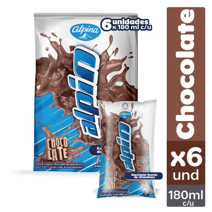 Alpin Chocolate x6 Und Bolsa 180 g