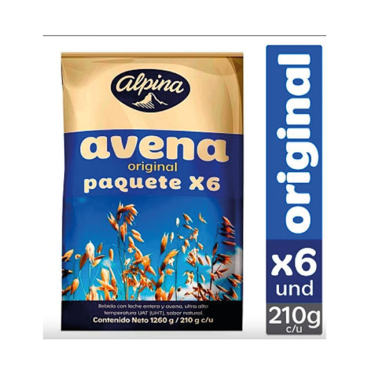 Avena Alpina Original Bolsa X6und X200g