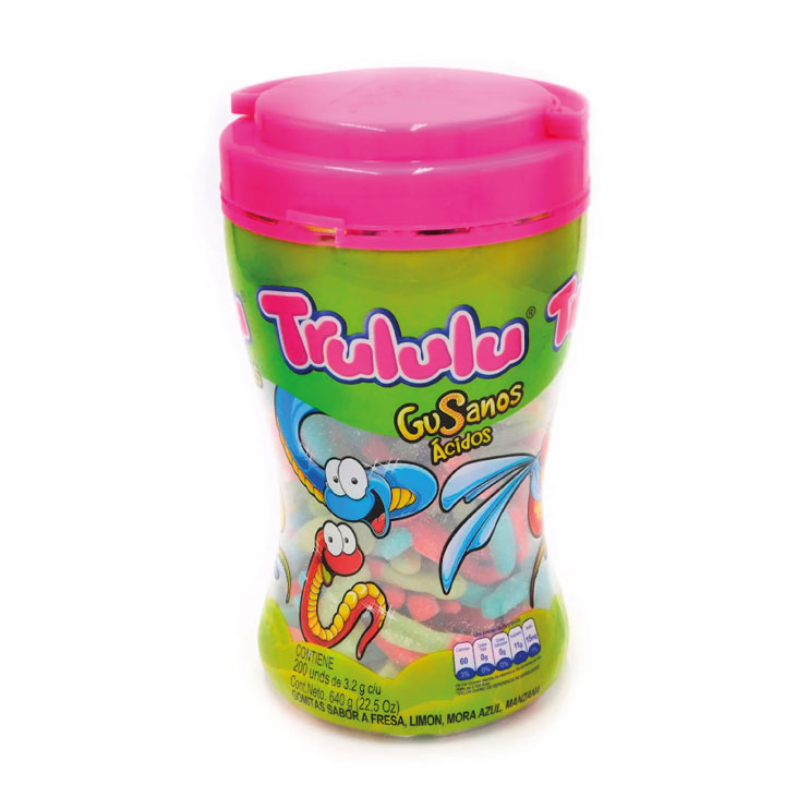 Trululu Gusano Acido x200u Pote