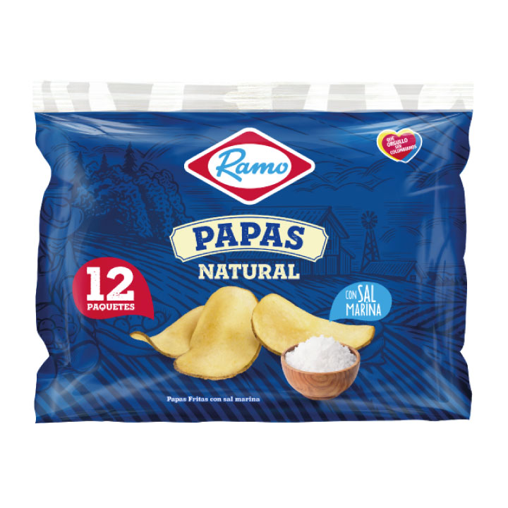 Papas Natural Ramo x25g x12